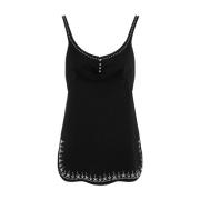 Paco Rabanne Elegant Svart Klänning Aw24 Black, Dam