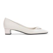 Prada Vita Pumps Höj Stil Lyxigt Läder White, Dam