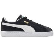 PUMA Svarta lädersneakers Black, Herr