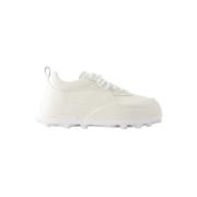 Jil Sander Laeder sneakers White, Dam