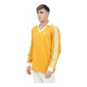 Adidas Originals Färgglad Långärmad Fotbollströja Yellow, Herr