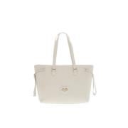 Love Moschino Ivory Syntetisk Shopper Väska Beige, Dam