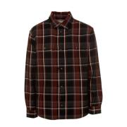 Carhartt Wip Hobart Herringbone Overshirt Red, Herr