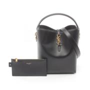 Saint Laurent Vintage Pre-owned Laeder handvskor Black, Dam