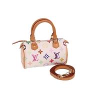 Louis Vuitton Vintage Pre-owned Canvas louis-vuitton-vskor White, Dam