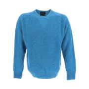 Howlin' Round-neck Knitwear Blue, Herr