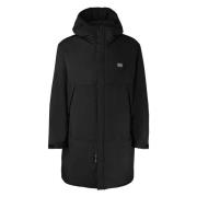 Dolce & Gabbana Stilig huva parkas Black, Herr