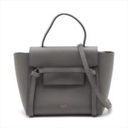 Celine Vintage Pre-owned Laeder handvskor Gray, Dam