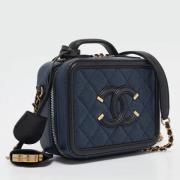 Chanel Vintage Pre-owned Laeder chanel-vskor Blue, Dam