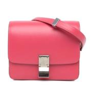 Celine Vintage Pre-owned Laeder crossbodyvskor Pink, Dam