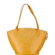 Louis Vuitton Vintage Pre-owned Laeder louis-vuitton-vskor Yellow, Dam