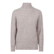 Eleventy Lyxig Ull Cashmere Tröja Kollektion Purple, Dam