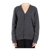 Maison Margiela Grå Ull Cardigan Gray, Dam