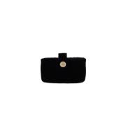 Chanel Vintage Pre-owned Sammet plnbcker Black, Dam