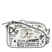 Dolce & Gabbana Pre-owned Pre-owned Laeder axelremsvskor White, Dam