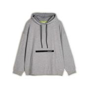 Munich Streetwear Oversized Hoodie Grå Gray, Herr