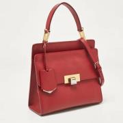 Balenciaga Vintage Pre-owned Laeder handvskor Red, Dam