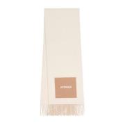 Jacquemus Fyrkantig Rund Halsduk Beige, Dam