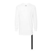 Rick Owens Level Långärmad T-shirt White, Herr