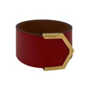 Fendi Vintage Pre-owned Laeder armband Red, Dam