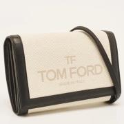 Tom Ford Pre-owned Pre-owned Canvas plnbcker Beige, Dam