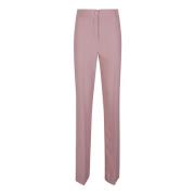 Hebe Studio Rosa Polyesterbyxor Made in Italy Pink, Dam