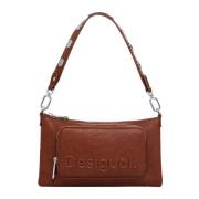 Desigual Brun Handväska 24Wayp02 Dragkedja Brown, Dam