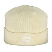 Fila Vit Herr Broderad Logo Beanie Beige, Unisex