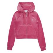 Juicy Couture Hot Pink Madison Hoodies Pink, Dam