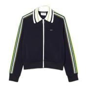 Lacoste Klassisk Krokodillogotyp Sweatshirt Black, Dam