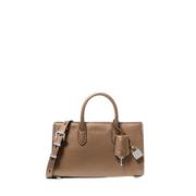 Michael Kors Scarlett Läder Axelväska Brown, Dam