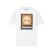 Timberland T-Shirts White, Herr