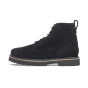 Birkenstock Svart Lace Mid Sandaler Smal Passform Black, Dam