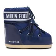 Moon Boot Blå Icon Low Nylon Stövlar Blue, Herr