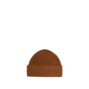 Ermenegildo Zegna Ljus Beige `Oasi` Beanie Brown, Herr