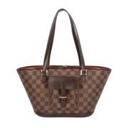 Louis Vuitton Vintage Pre-owned Canvas louis-vuitton-vskor Brown, Dam