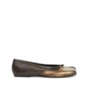 Maison Margiela Tabi Ballerina Skor Brown, Dam