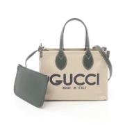 Gucci Vintage Pre-owned Tyg gucci-vskor Beige, Dam