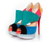 Christian Louboutin Pre-owned Pre-owned Laeder klackskor Multicolor, D...