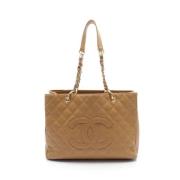 Chanel Vintage Pre-owned Tyg chanel-vskor Brown, Dam