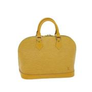 Louis Vuitton Vintage Pre-owned Laeder handvskor Yellow, Dam