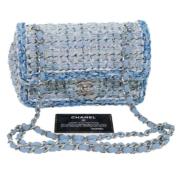 Chanel Vintage Pre-owned Canvas chanel-vskor Blue, Dam