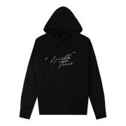 Gaëlle Paris Herr Svart Hoodie med Huva Black, Herr