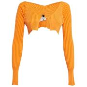 Jacquemus Pre-owned Pre-owned Tyg toppar Orange, Dam