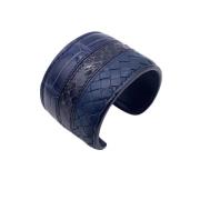 Bottega Veneta Vintage Pre-owned Metall armband Blue, Dam