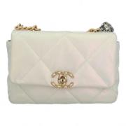 Chanel Vintage Pre-owned Laeder chanel-vskor White, Dam