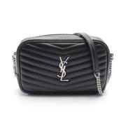 Yves Saint Laurent Vintage Pre-owned Laeder axelremsvskor Black, Dam