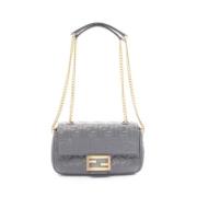 Fendi Vintage Pre-owned Tyg fendi-vskor Gray, Dam