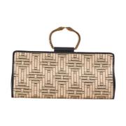 Tramontano Clutch midi Linea Nisida Beige, Dam