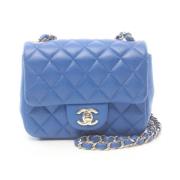 Chanel Vintage Pre-owned Laeder chanel-vskor Blue, Dam